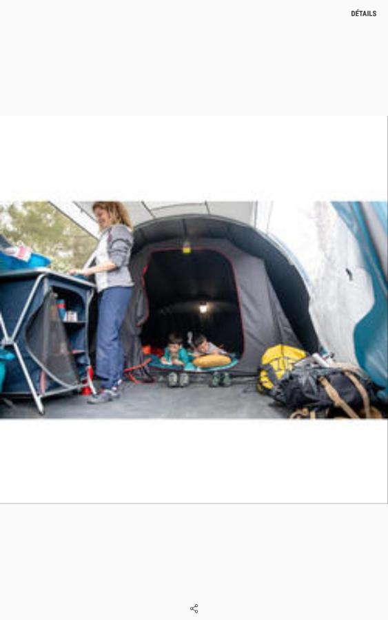 Les Hortensias Grande Tente Familiale Deux Chambres Et Sejour Vue Mer Sur Camping Nature Plestin-les-Grèves Zewnętrze zdjęcie