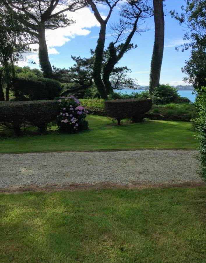Les Hortensias Grande Tente Familiale Deux Chambres Et Sejour Vue Mer Sur Camping Nature Plestin-les-Grèves Zewnętrze zdjęcie