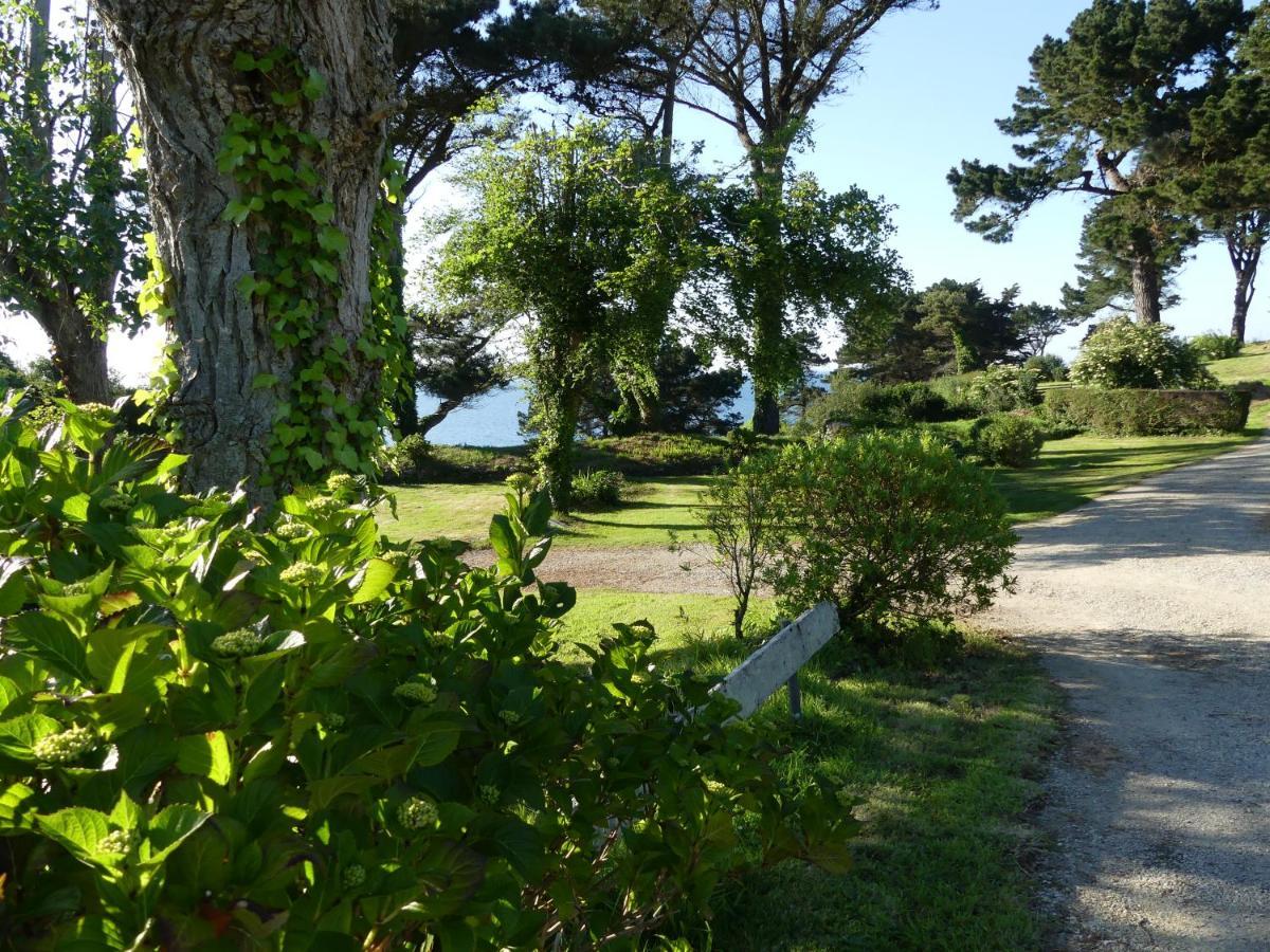 Les Hortensias Grande Tente Familiale Deux Chambres Et Sejour Vue Mer Sur Camping Nature Plestin-les-Grèves Zewnętrze zdjęcie
